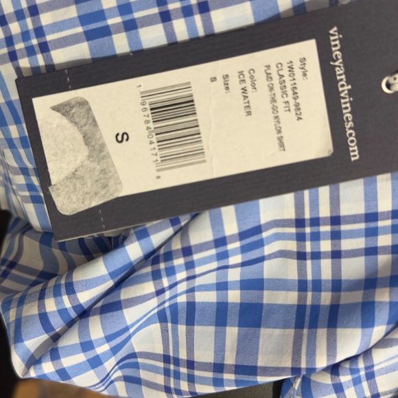 Vineyard Vines Check On The Go Plaid Shirt Size Small - Picture 9 of 10